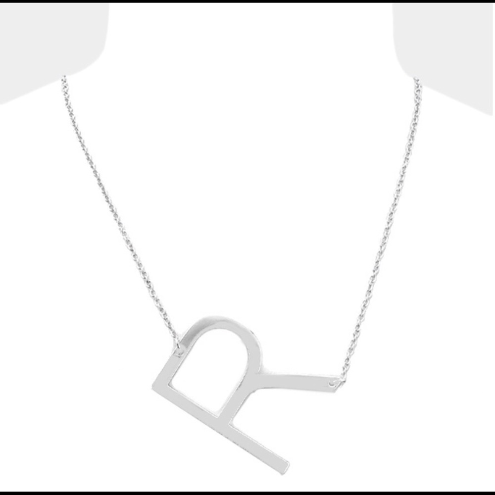 “R” Initial Necklace